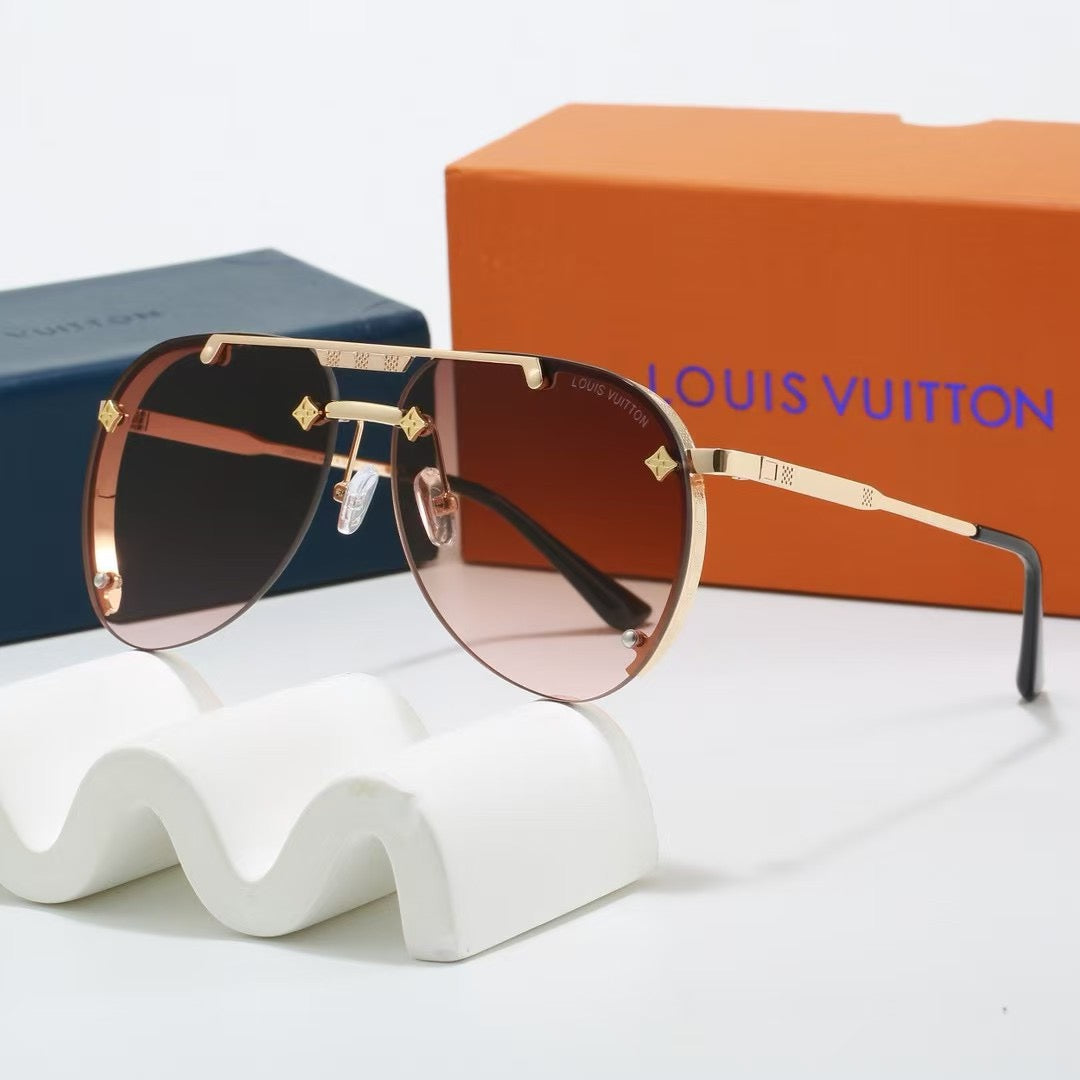 New European and American style metal trendy sunglasses