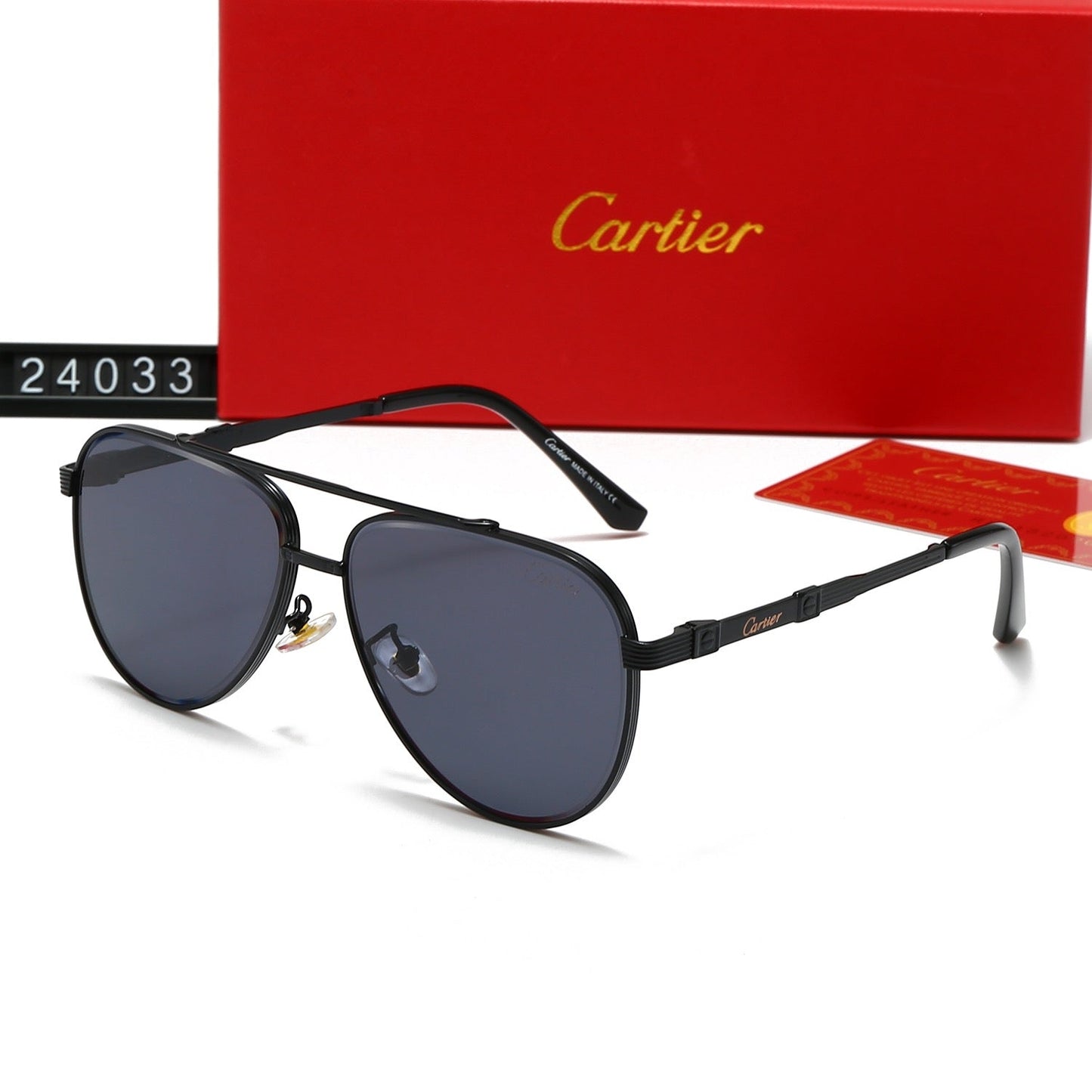 Fashion metal frame universal sunglasses 24033
