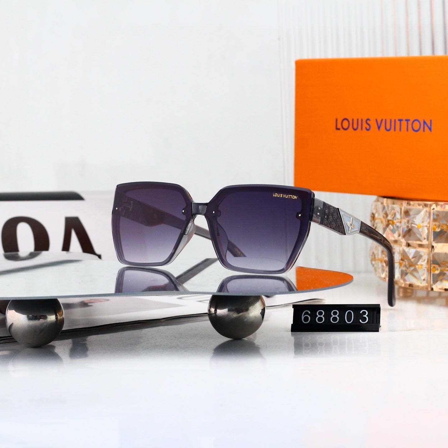Oversized Polygonal Fashion Sunglasses 68803