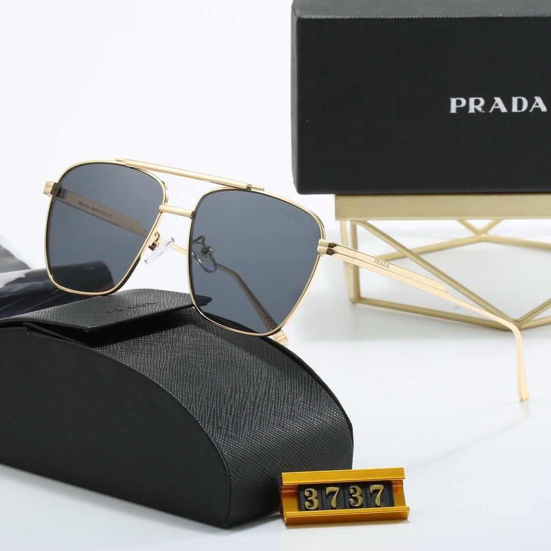 New metal fashion trend sunglasses 3737
