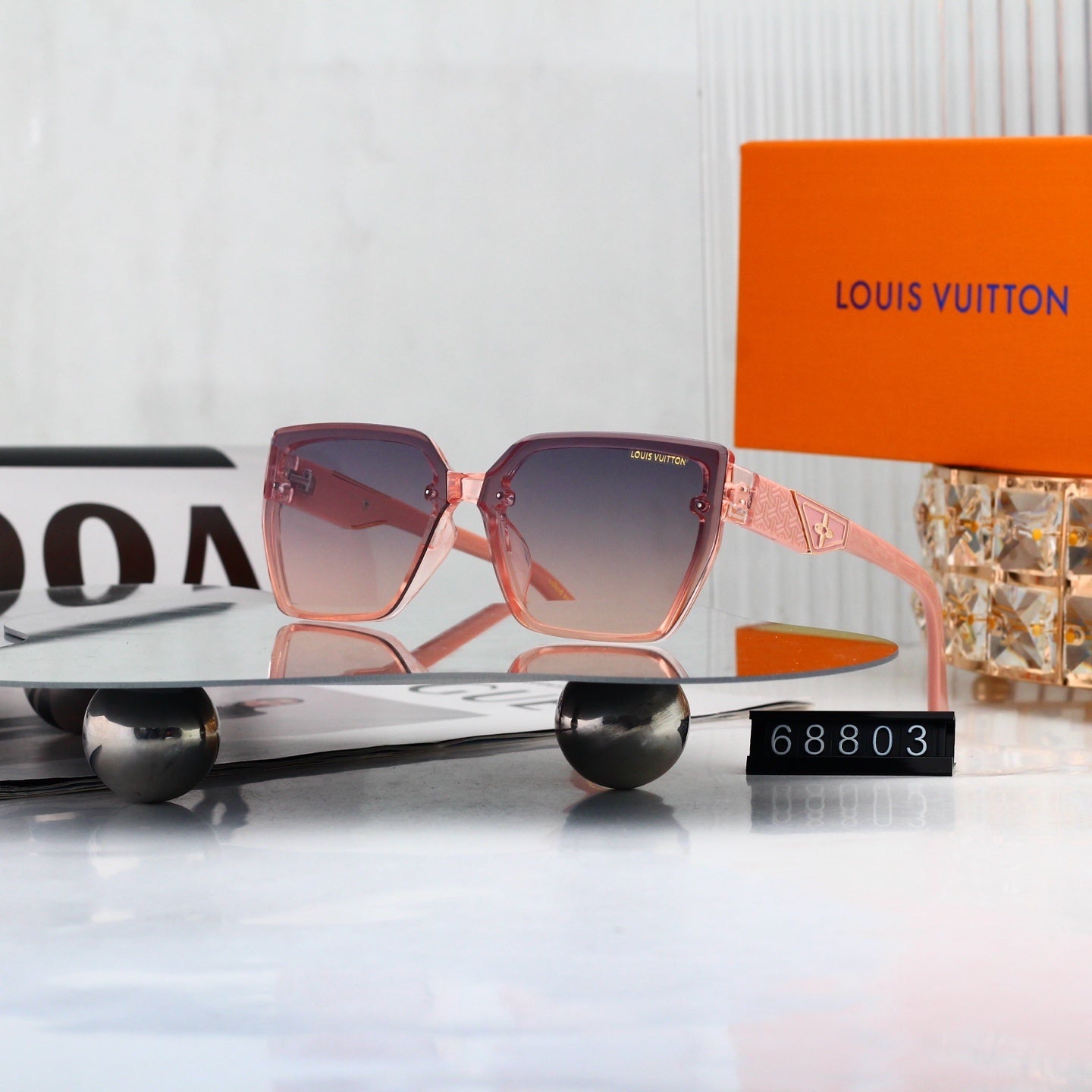 Oversized Polygonal Fashion Sunglasses 68803