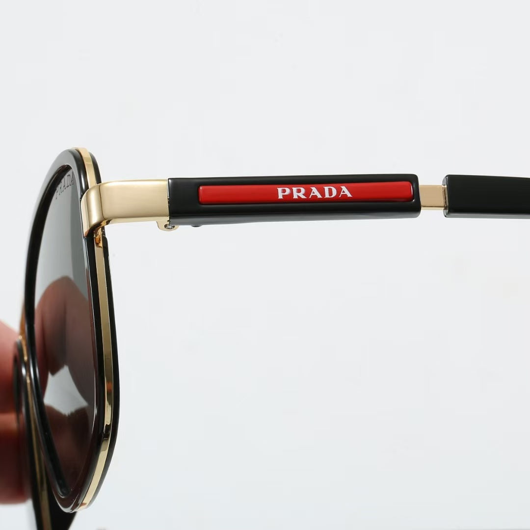 Two-tone metal sunglasses
