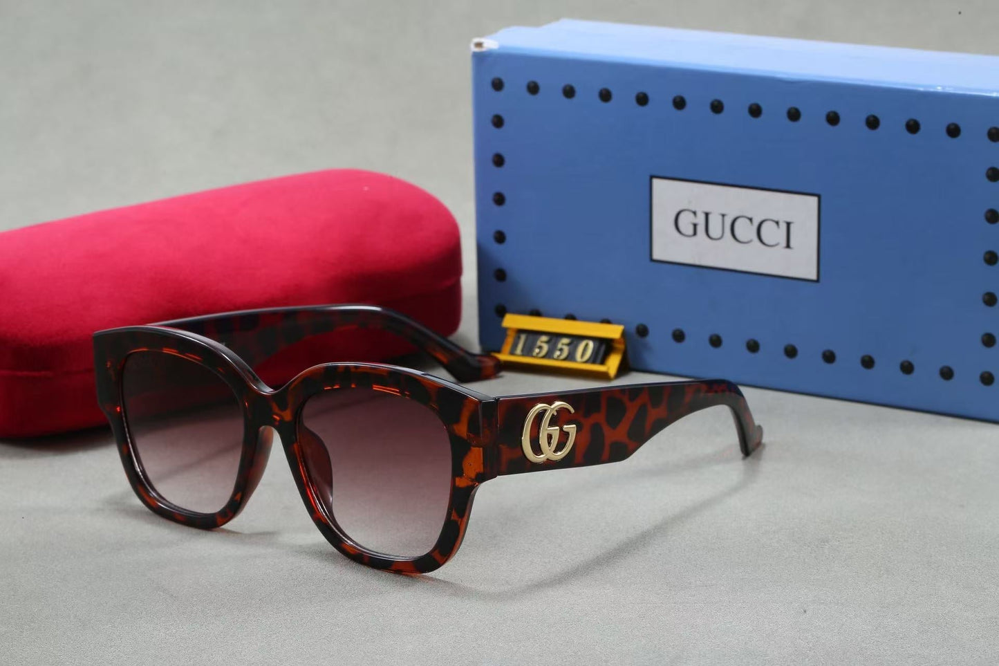 Round frame fashion sunglasses 1550