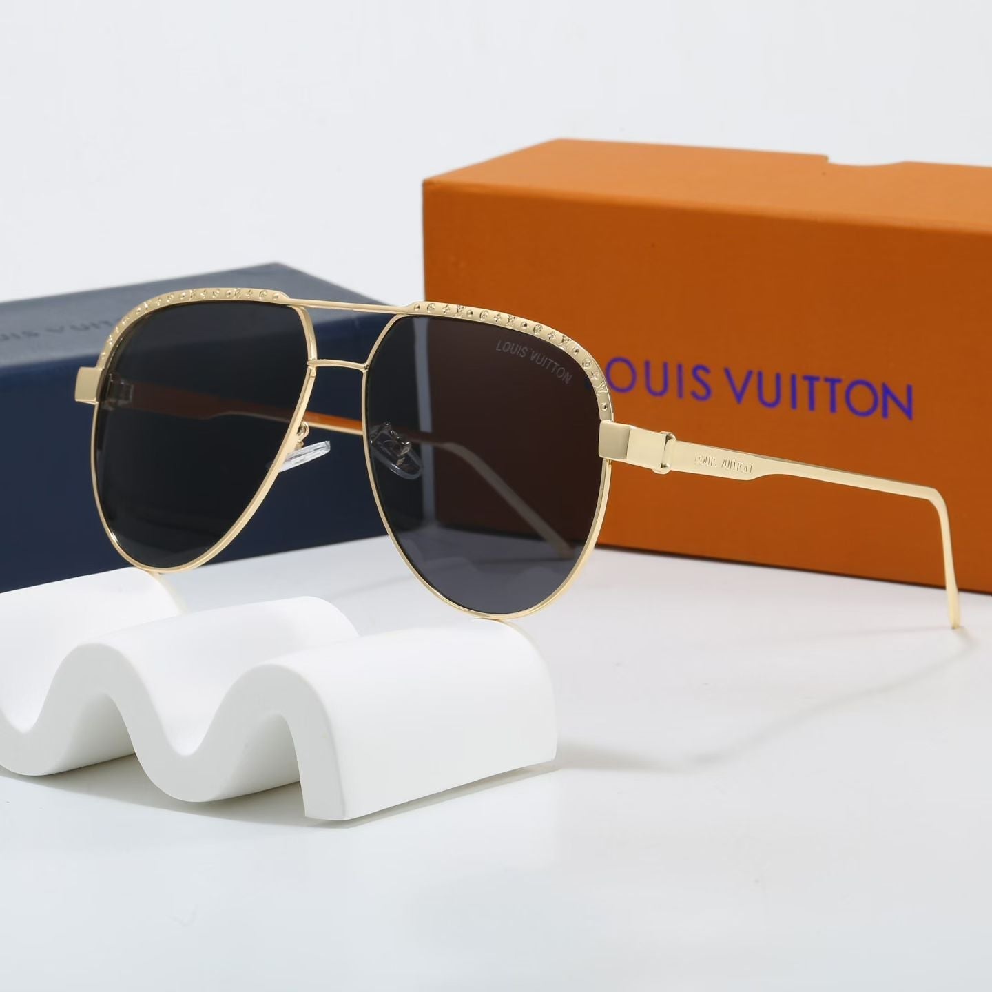 Stylish and unique retro metal sunglasses
