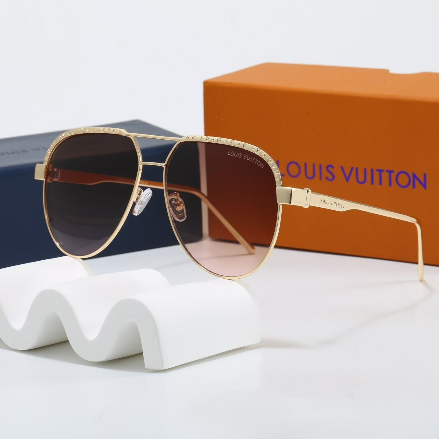 Stylish and unique retro metal sunglasses