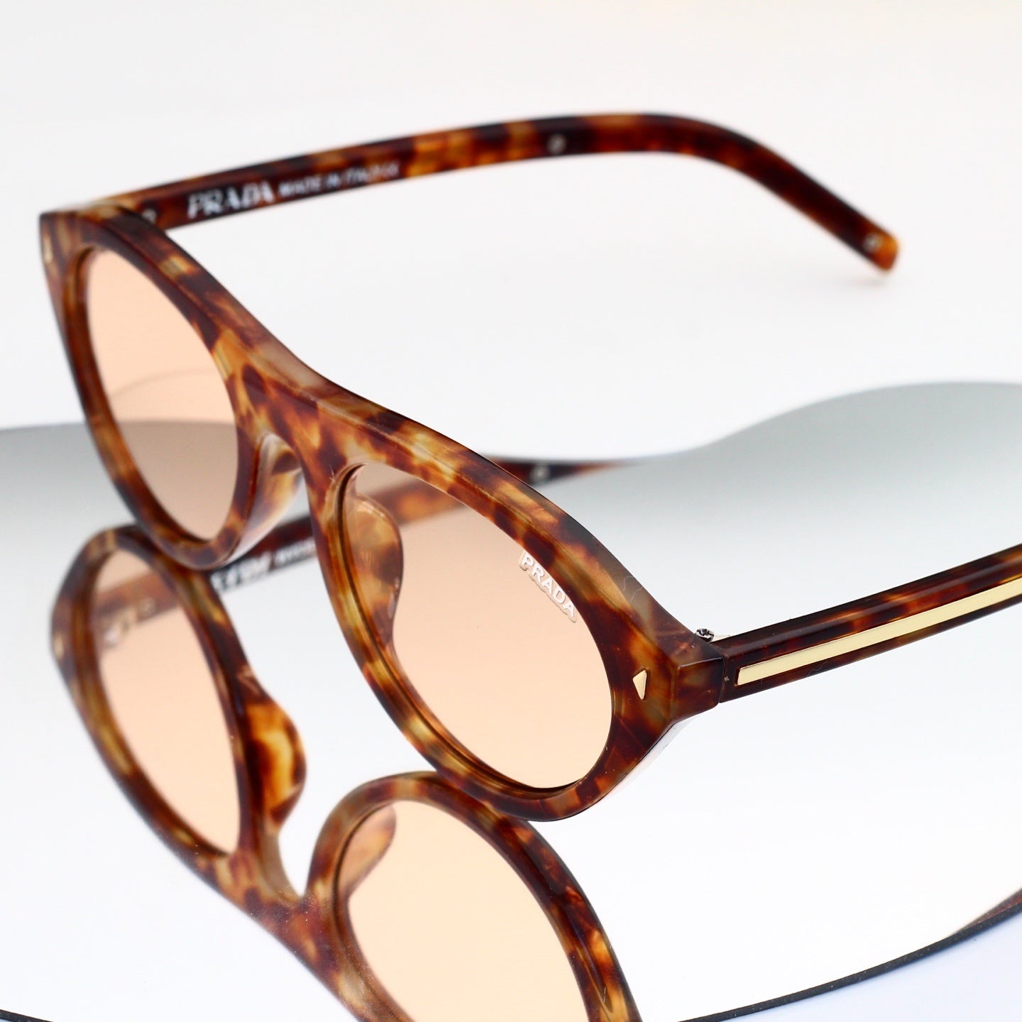 Vintage Metal Logo Polygon Sunglasses Men Classic 49002