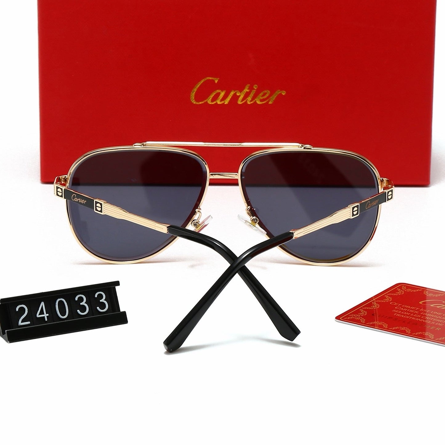 Fashion metal frame universal sunglasses 24033